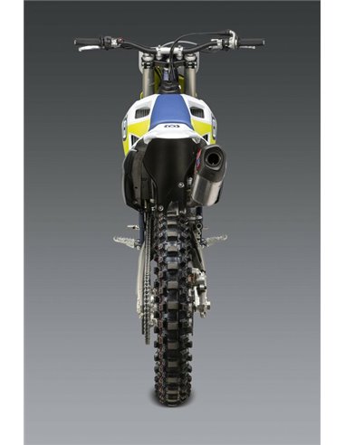 Línia completa escapament Yoshimura RS-12 Signature inox/silenciós al·lu/tapa carboni KTM/Husqvarna 2019-2023
