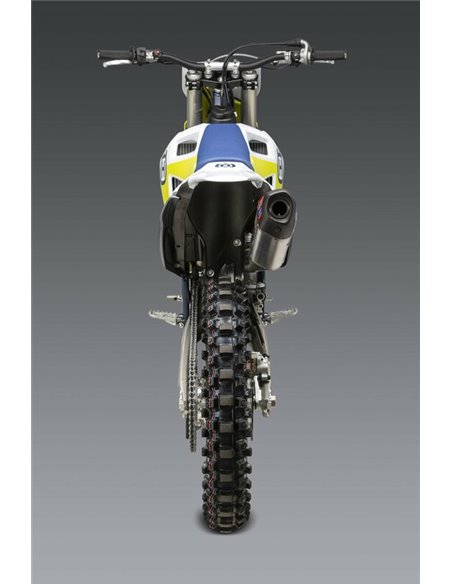 Línia completa escapament Yoshimura RS-12 Signature inox/silenciós al·lu/tapa carboni KTM/Husqvarna 2019-2023