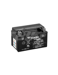 Bateria Yuasa YTX7A-BS COMBIPACK (amb electròlit)