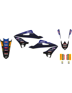 Kit de gráficos Blackbird Racing Replica Factory Team Yamaha 2022 BLACKBIRD RACING 2250R11