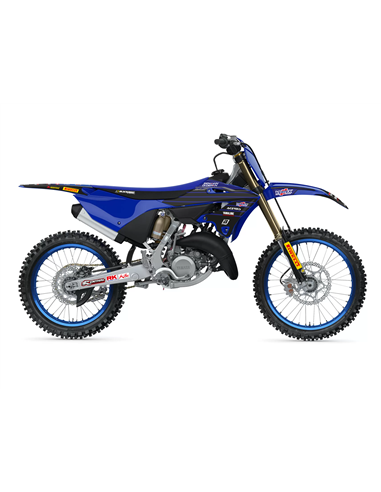 Kit de gráficos Blackbird Racing Replica Factory Team Yamaha 2022 con funda de asiento BLACKBIRD RACING 8250R11