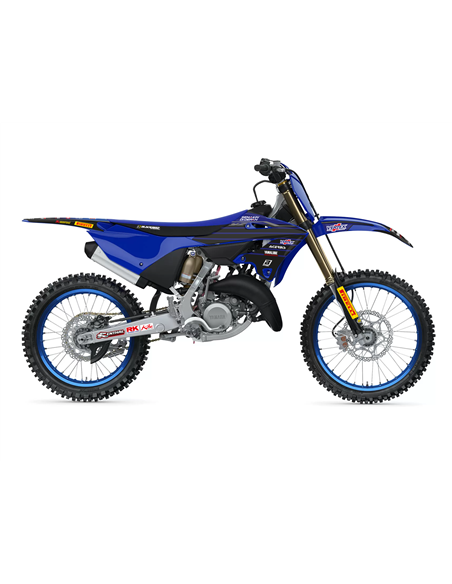 Kit de gráficos Blackbird Racing Replica Factory Team Yamaha 2022 con funda de asiento BLACKBIRD RACING 8250R11