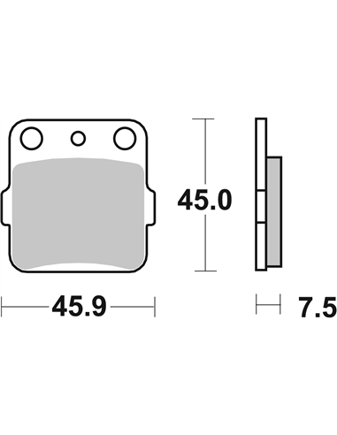 RSI Brake Pads SBS 592RSI