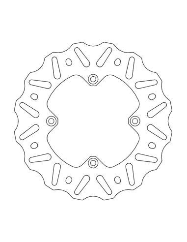 Disco de freno trasero Nitro Series MOTO-MASTER 110366