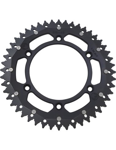 Couronne Dual Mse 48 Bk Moose Racing Hp 1210-210-48-10X