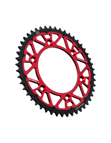 Twinstar Steel/Aluminum Hybrid Sprocket JT SPROCKETS JTX210.48RED