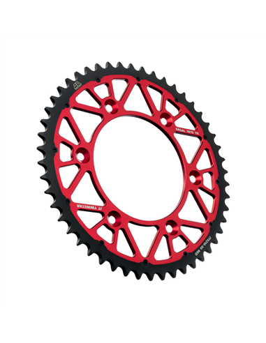 Twinstar Steel/Aluminum Hybrid Sprocket JT SPROCKETS JTX210.50RED