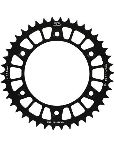 Rear sprocket JTA210.42BLK SPROCKET RL 42T HON BLK
