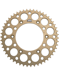 Rear Aluminum Sprocket RENTHAL 154U-520-51GRHA