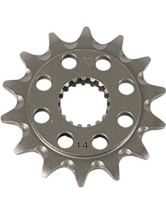 Front drive sprocket JTF284.14SC SELF CLEANING 14 teeth 520 PITCH NATURAL STEEL