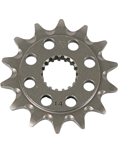 Front drive sprocket JTF284.14SC SELF CLEANING 14 teeth 520 PITCH NATURAL STEEL