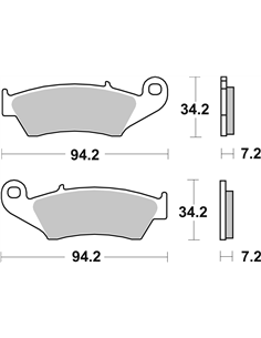 CS Carbon Brake pad SBS 694CS