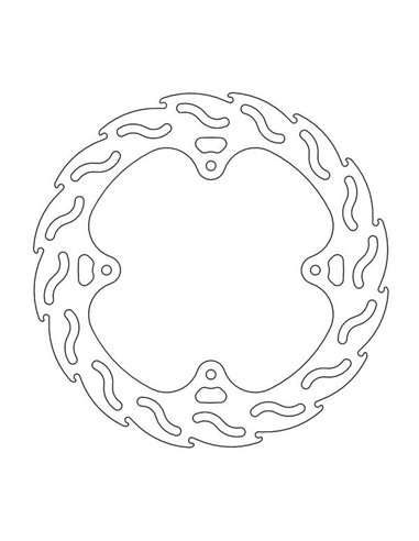 Disque de frein arrière Disque Hon MOTO-MASTER 110379