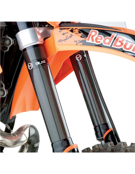 Moose Racing Hp Fg01 Protetores de forquilha em fibra de carbono