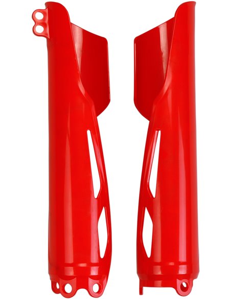 Protège fourche UFO-Plast rouge Honda CR250-450R-RX