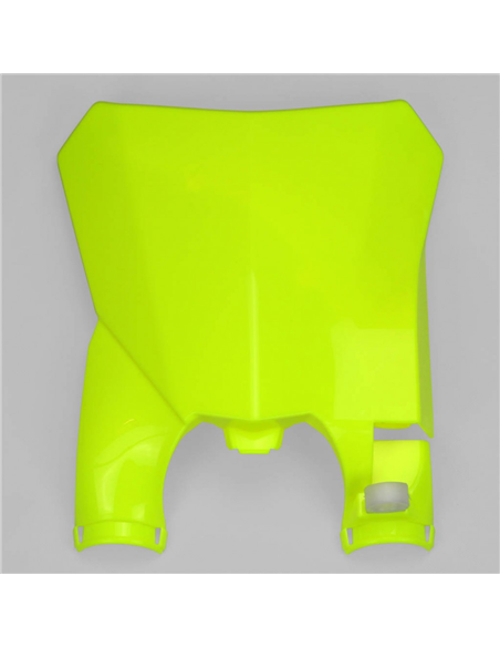 Front cover number holder Stadium Honda Crf450R-Rx Fluo yellow Ho04679-Dflu UFO-Plast