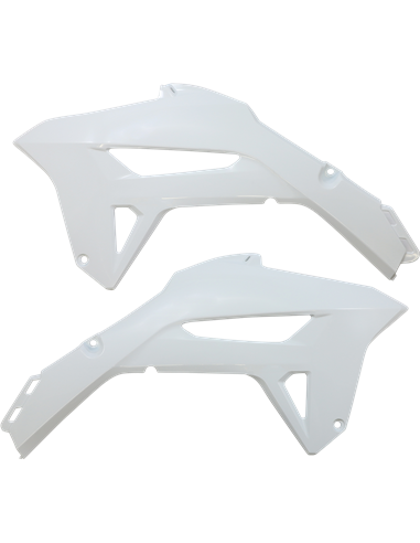 Radiator covers Crf 450 white Ho05605041 UFO-Plast