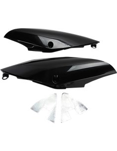 Tapas laterales Honda Crf450R-Rx negro Ho04684-001 UFO-Plast