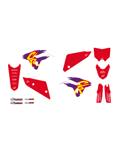 Graphic Kit Retro with Seat Cover BLACKBIRD RACING 8148AA