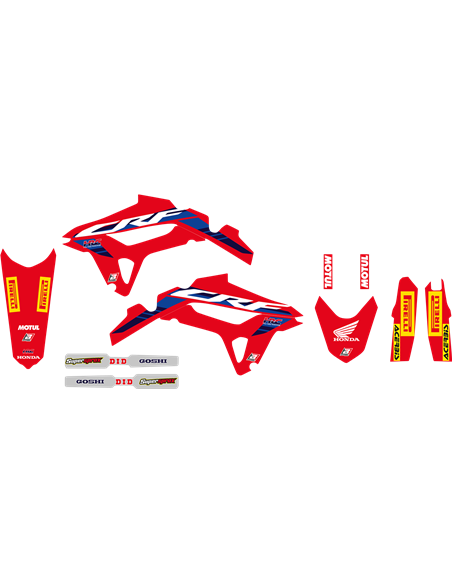 Blackbird Racing Replica Team Honda HRC 2022 Graphics Kit BLACKBIRD RACING 2148R22