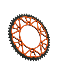 Piñón hibrido acero/aluminio Twinstar JT SPROCKETS JTX897.51ORG