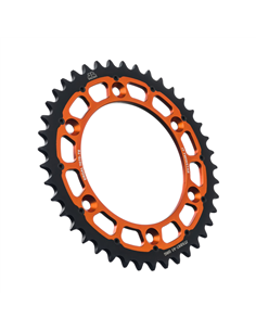 Piñón hibrido acero/aluminio Twinstar JT SPROCKETS JTX897.41ORG