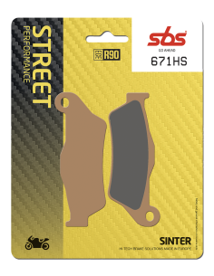 HS Street Excel Sintered Front Brake Pads SBS 671HS