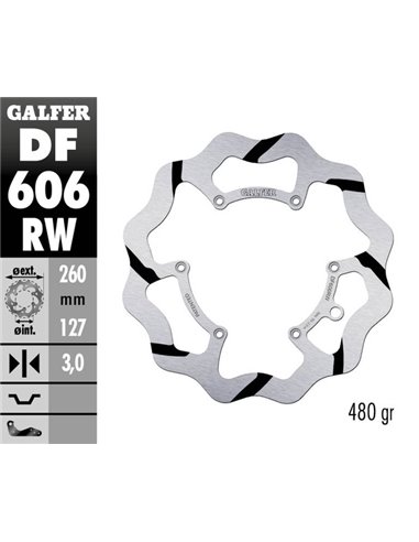 Disco de freno Wave® GALFER DF606RW