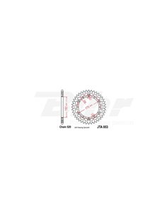 Corona JT 853 de aluminio con 51 dientes