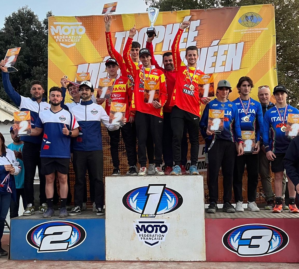 España, campeona del Trofeo Mediterráneo de Motocross 2024