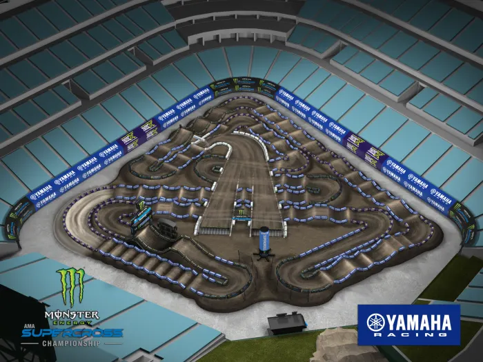 Mapa del circuito de Anaheim 1 – 2025