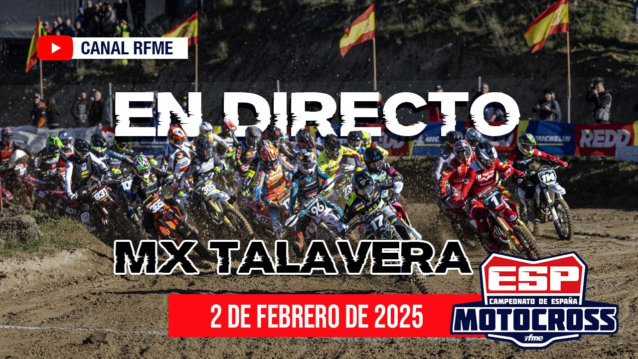 El Nacional de Motocross en directo en RTVE y Youtube