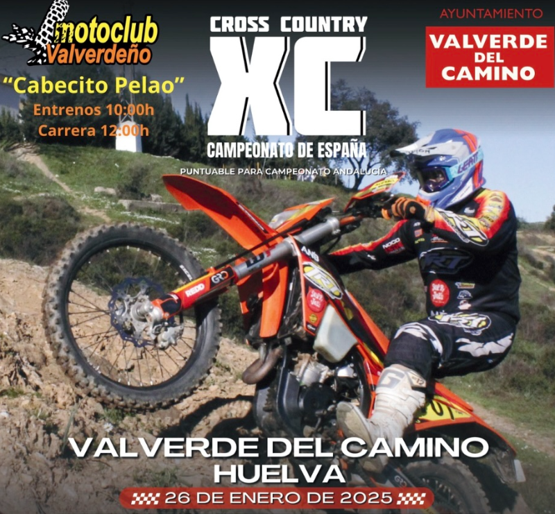 VALVERDE DEL CAMINO INAUGURA EL CAMPEONATO DE ESPAÑA Y ANDALUZ DE CROSS COUNTRY 2025 – FAM