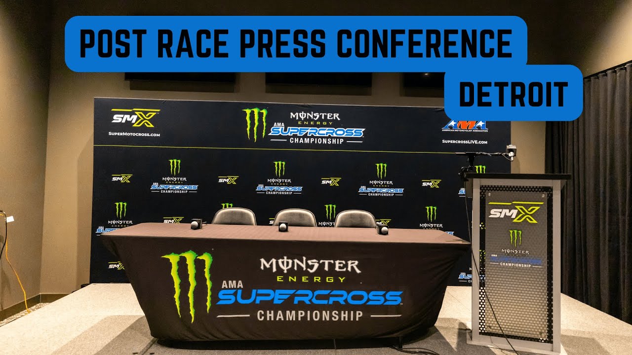 Monster Energy Supercross: Press Conference Round 5 – Detroit – Feb 15, 2025
