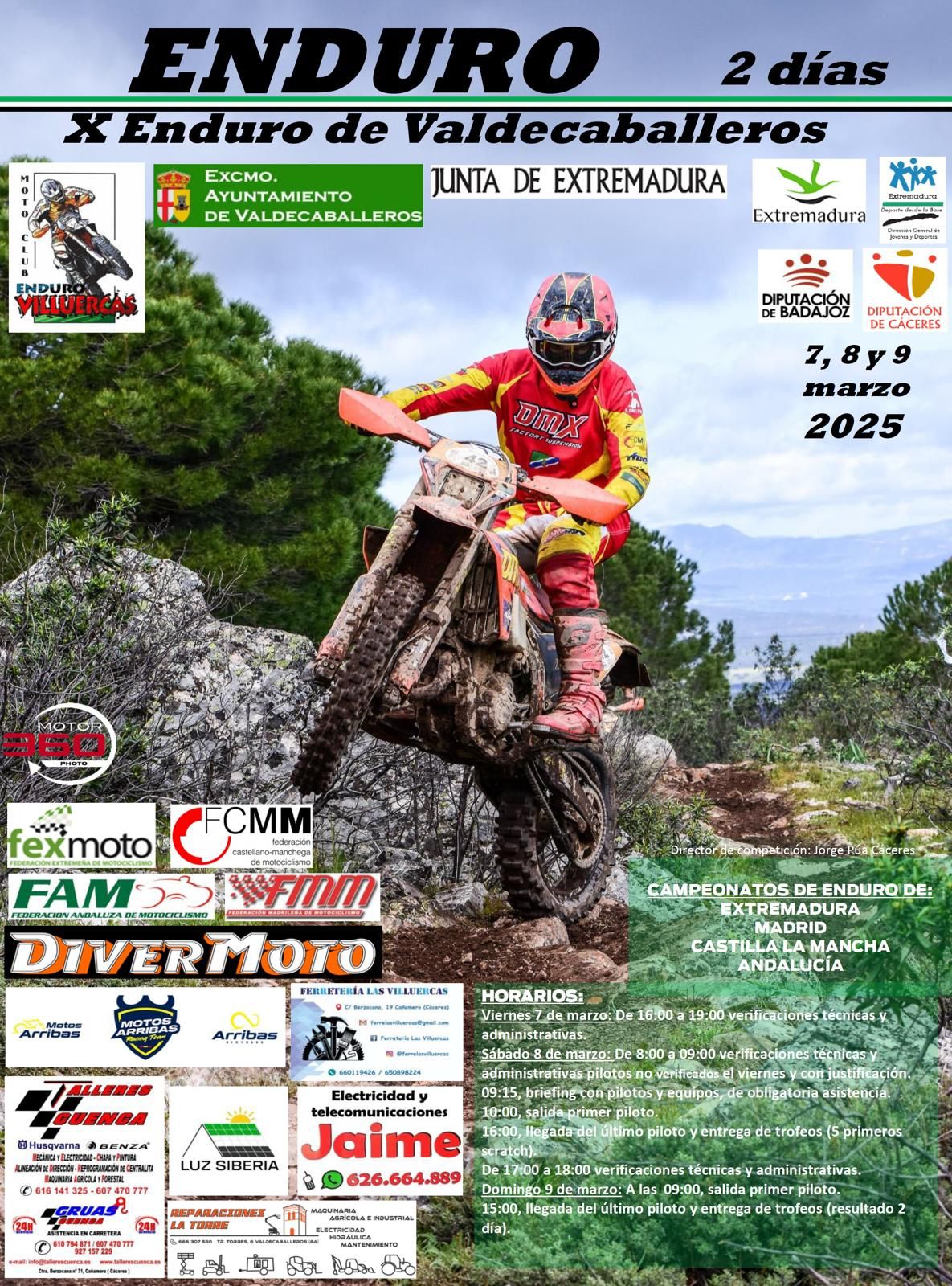 DÉCIMA EDICIÓN DEL ENDURO DE VALDECABALLEROS LOS PRÓXIMOS 8 Y 9 DE MARZO – FAM