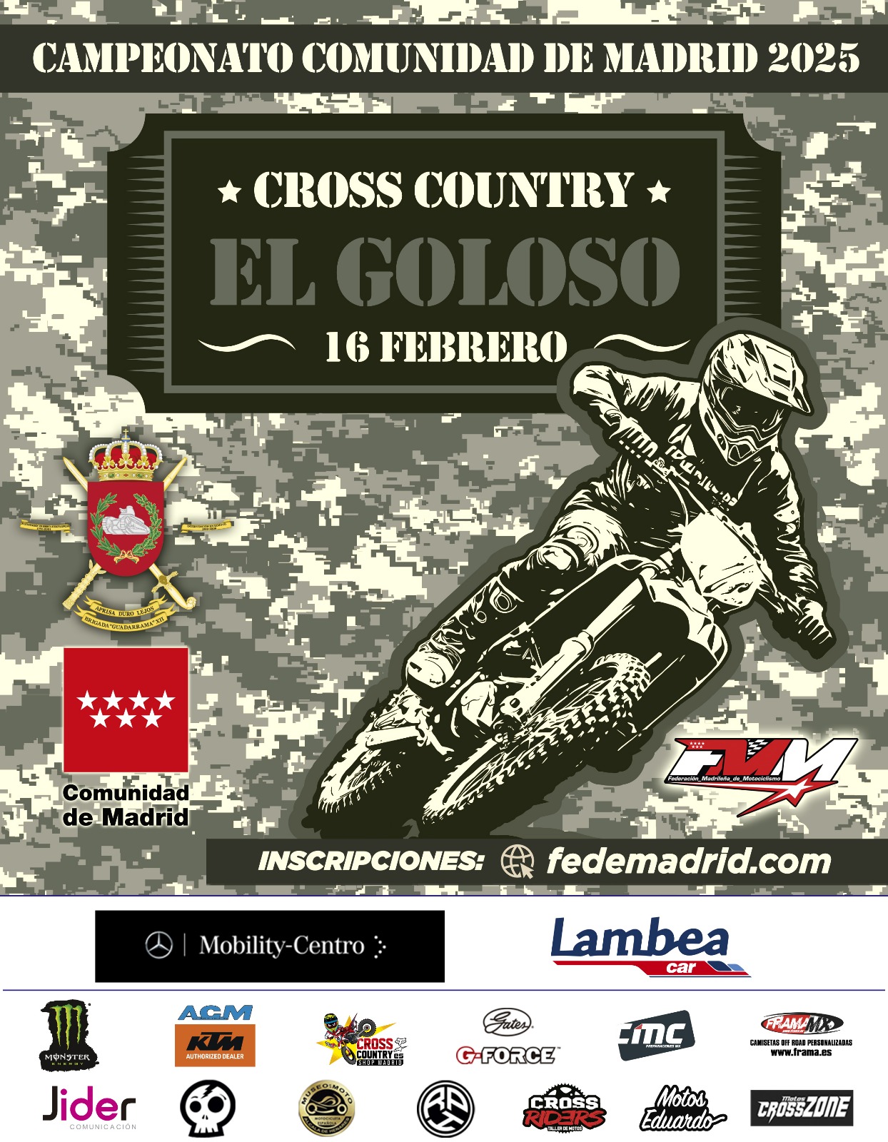 EL CROSS COUNTRY MADRILEÑO ARRANCARÁ EN EL GOLOSO EL 16 DE FEBRERO