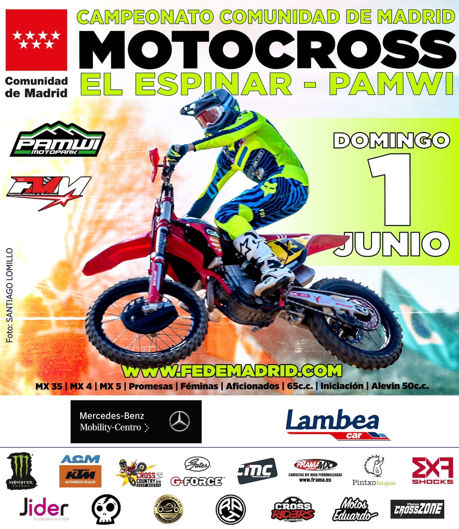 LA QUINTA PRUEBA DEL CALENDARIO DE MOTOCROSS SE DISPUTARÁ EN PAMWI