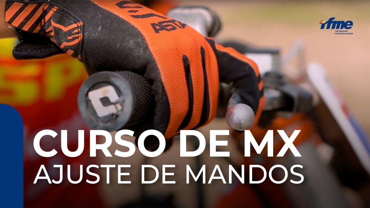 Curso de motocross: ajuste de los mandos