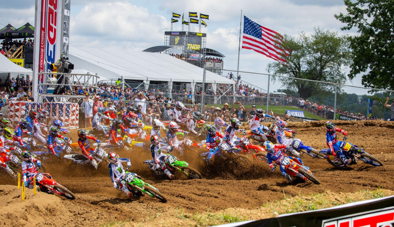 Horarios (hora española) AMA Pro Motocross 2025 – Red Bud