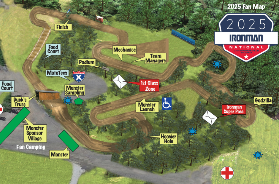 Horario (hora española) AMA Pro Motocross Ironman 2025