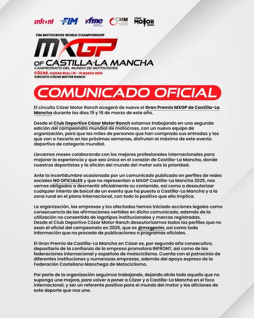 Comunicado Cozar 2025