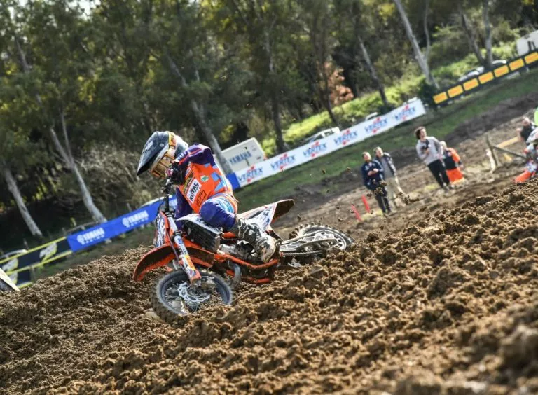 Campeonato Junior de Motocross italiano. El área selectiva del noroeste está en marcha