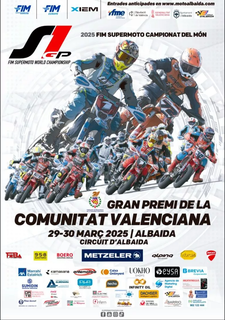 El Mundial de Supermoto arranca en Albaida este fin de semana