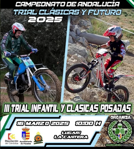 El 16 DE MARZO LLEGA LA PRIMERA CARRERA DE TRIAL DE CLÁSICAS Y FUTURO EN POSADAS – FAM