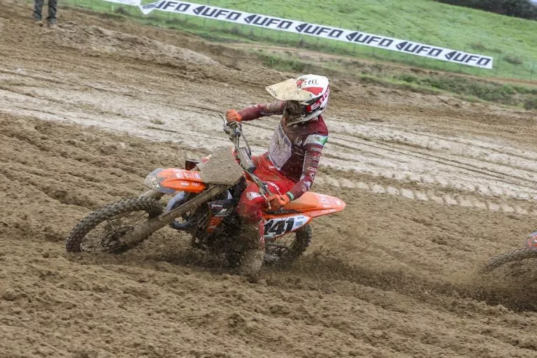 Campeonato Junior de Motocross italiano. Comienzo de la temporada en Malagrotta
