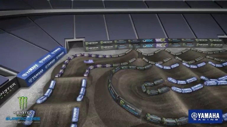 Video animado del circuito de supercross – East Rutherford 2025