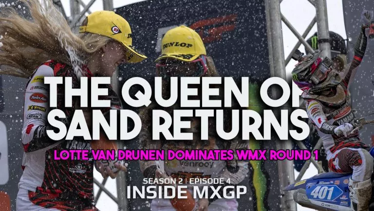 LOTTE VAN DRUNEN CORRERÁ EN MX2 EN TRENTINO TRAS ASEGURAR UNA DOBLE VICTORIA EN LA PRIMERA RONDA DEL WMX EN CERDEÑA