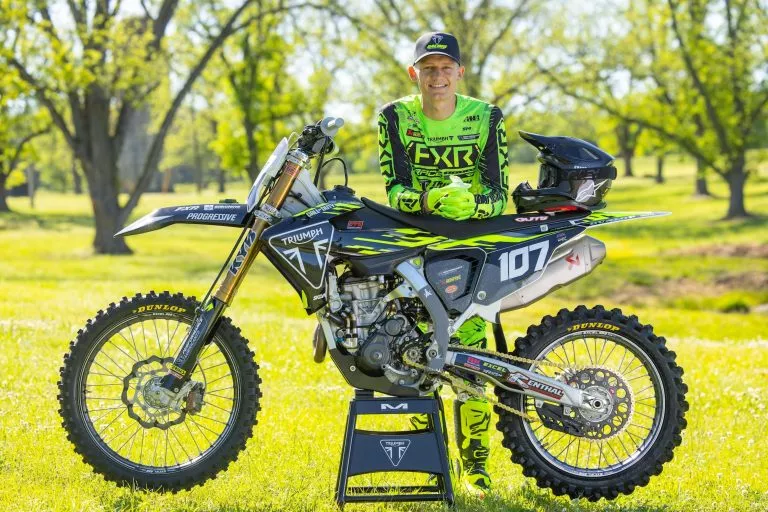Mikkel Haarup en el AMA motocross para 2025 con Triumph