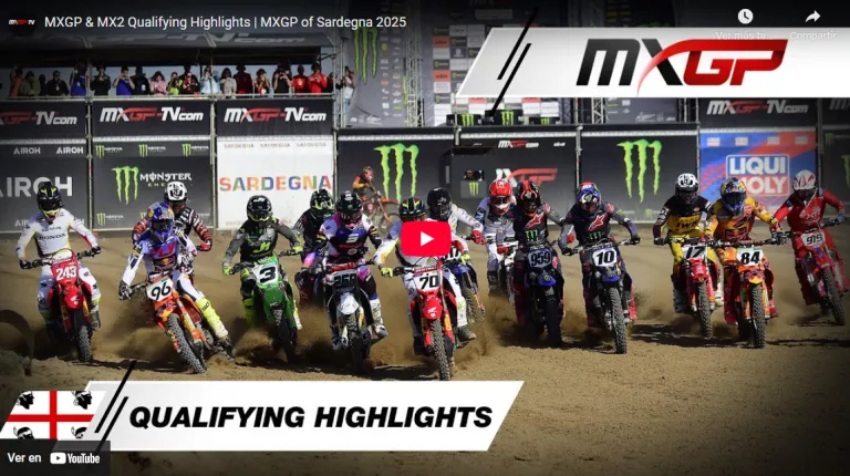 Videos del sábado en Cerdeña – MXGP 2025