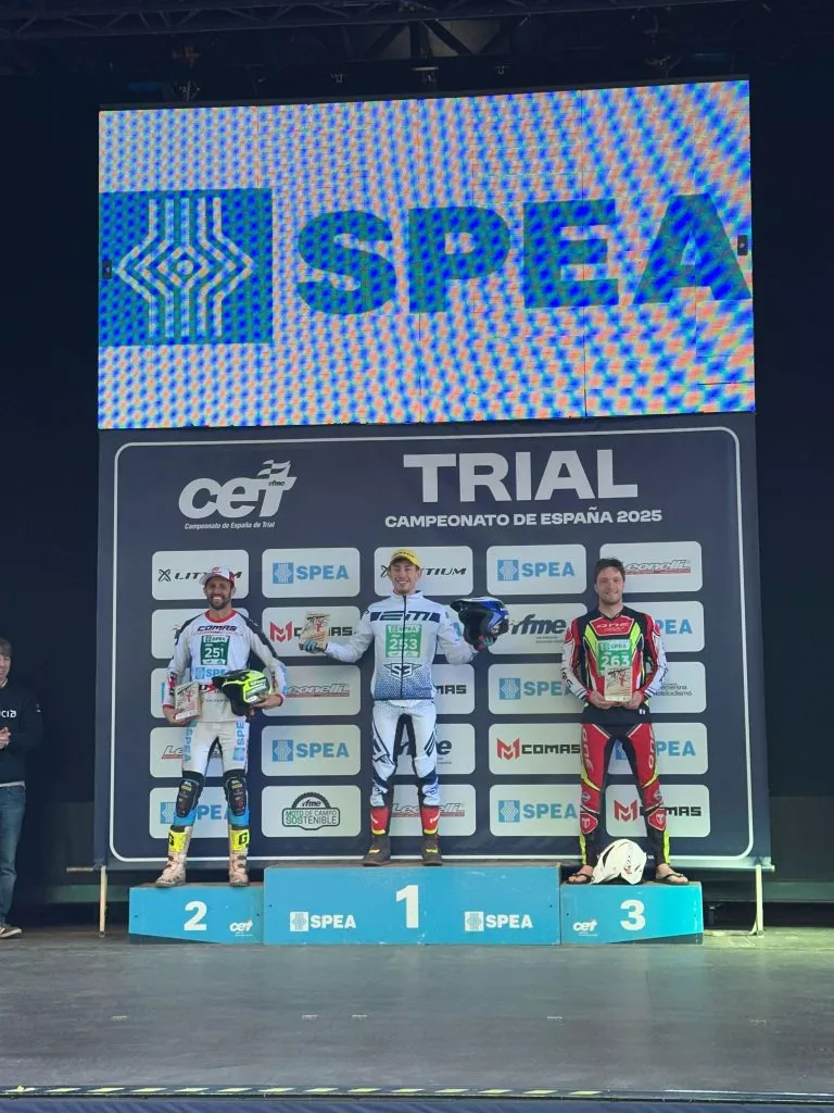 MARCHAL, COYA Y DEL BLANCO PODIUM EN EL CET DE ARTEIXO. – FMPA